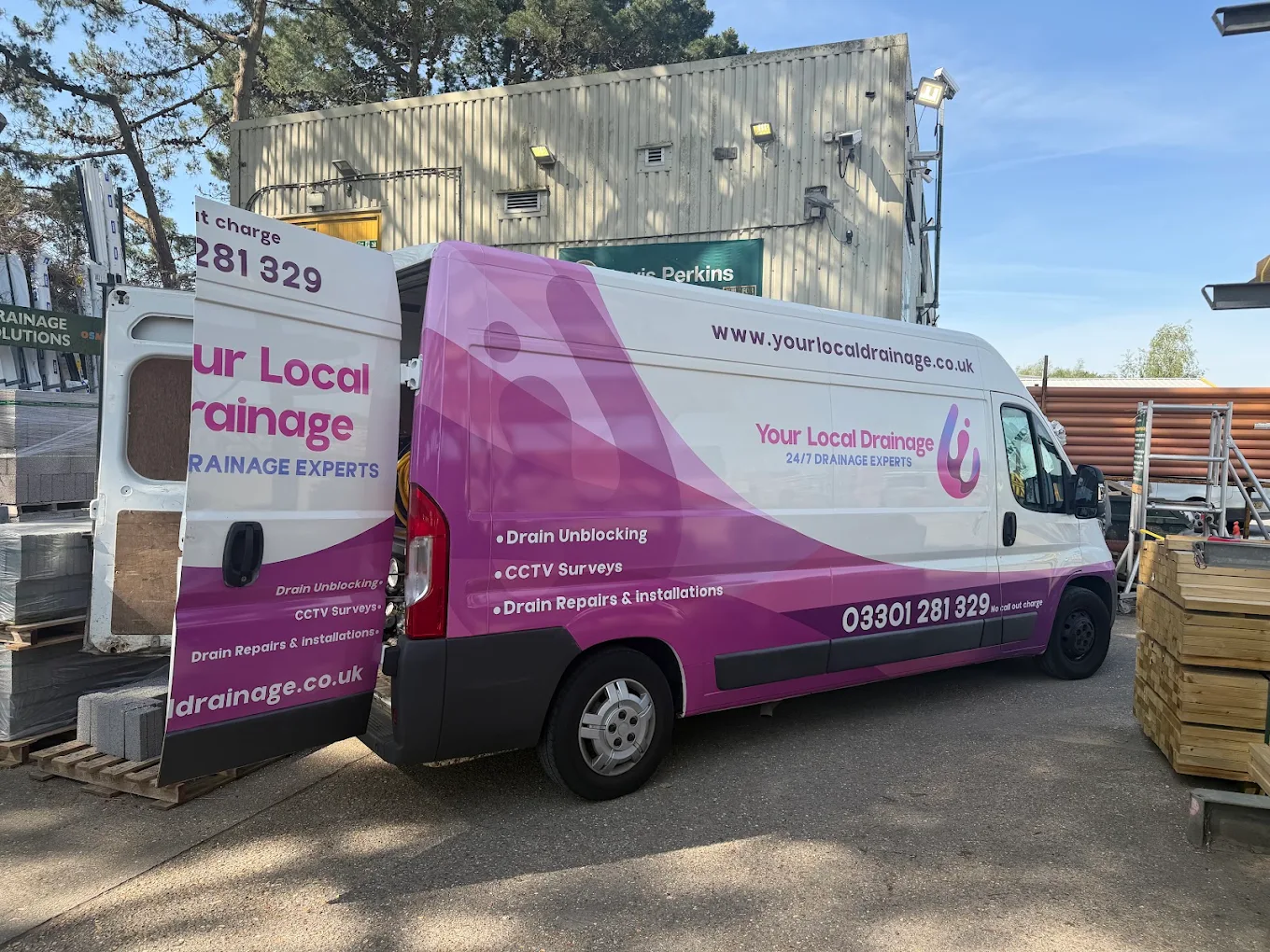 Your Local Drainage emergency van